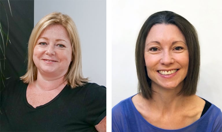 Debbie Goddard and Dr Helen Croker