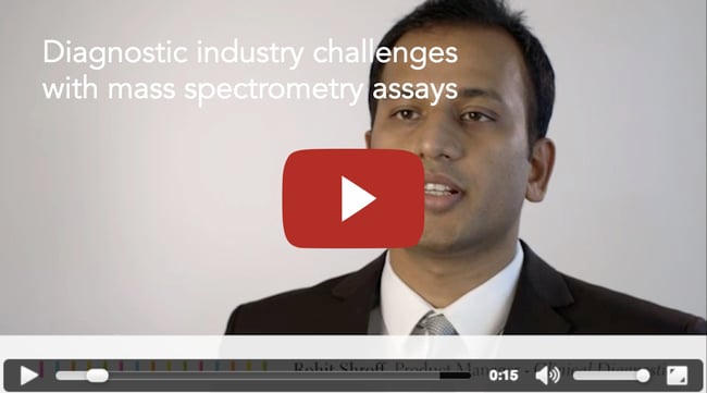 Challenges for diagnostic industry using mass spectrometry assays