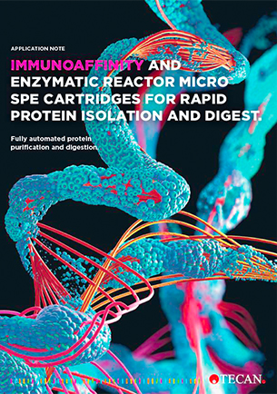 Immunoaffinity and enzymatic reactor micro SPE cartridges for rapid protein isolation and digest.