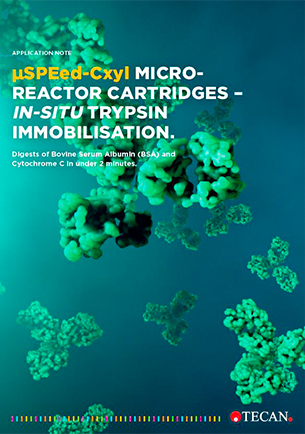 μSPEed-Cxyl Microreactor cartridges – in-situ trypsin immobilisation.