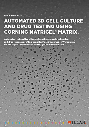 Automated 3D cell culture and drug testing using Corning Matrigel® matrix