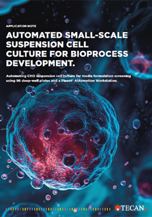 Automated small-scale suspension cell culture for bioprocess development