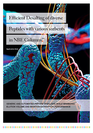 Efficient Desalting of diverse Peptides with various sorbents in NBE Columns™