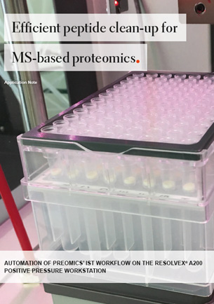 Efficient peptide clean-up for MS-based proteomics