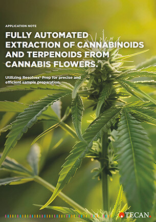 Fully automated extraction of cannabinoids and terpenoids from cannabis flowers
