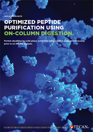 Optimized peptide purification using on-column digestion