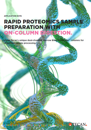 Rapid proteomics sample preparation with on-column digestion