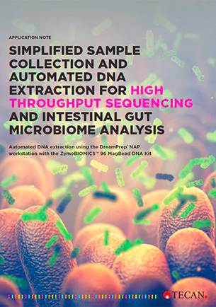 Simplified sample collection and automated DNA extraction for high throughput sequencing and intestinal gut microbiome analysis