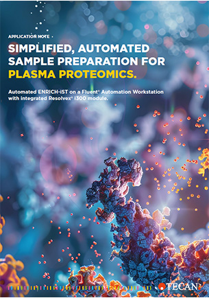 Simplified, automated sample preparation for plasma proteomics