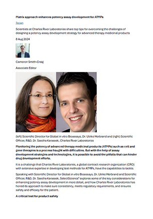 Matrix approach enhances potency assay development for ATMPs