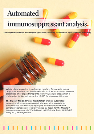 Automated immunosuppressant analysis