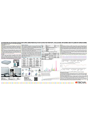 Automated solid phase extraction (SPE) using micro-elution plates for fentanyl analogues, nitazenes and xylazine in human urine