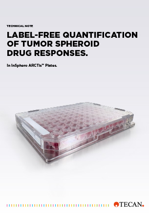 Label-free quantification of tumor spheroid drug responses.