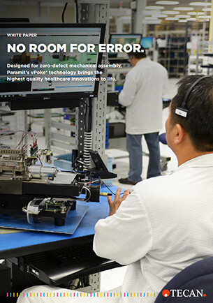 No room for error - Designed for zero-defect mechanical assembly, Paramit’s vPoke® technology brings the highest quality healthcare innovations to life