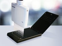 The NanoQuant Plate simplifies measurement of low volume samples