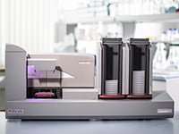 The Connect stacker offers walkaway processing for up to 50 microplates using the Spark 10M