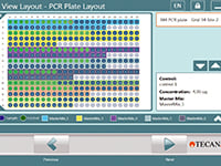 The TouchTools PCR Wizard enables rapid set-up of pre-PCR protocols